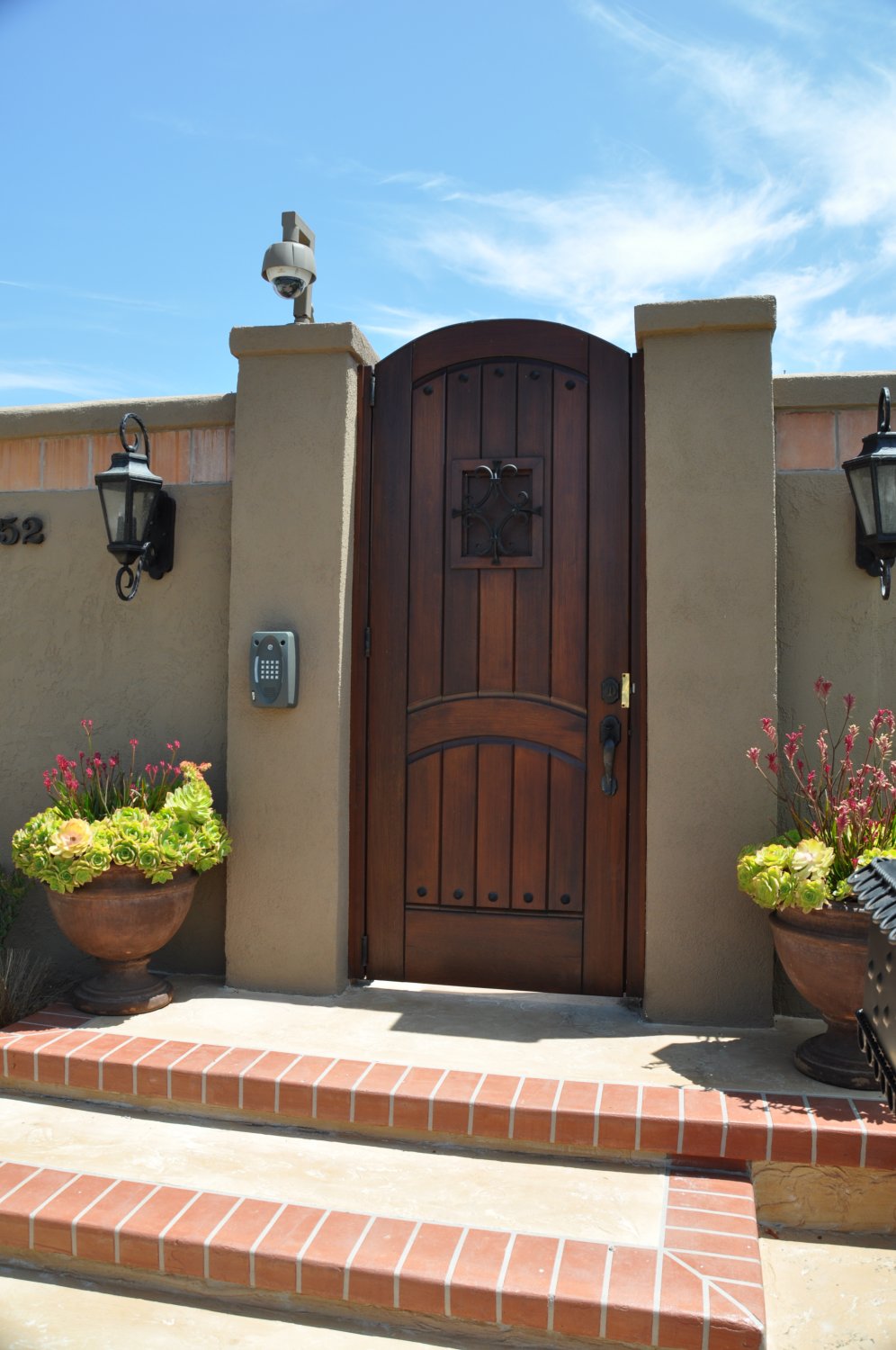 Entry Gate with Pots